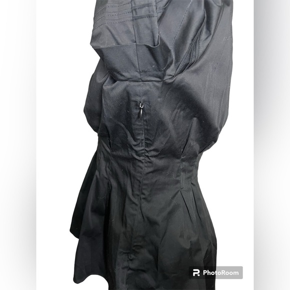 HUNTER BELL Black Pleated Puff Sleeve Blouse - Picture 14 of 15